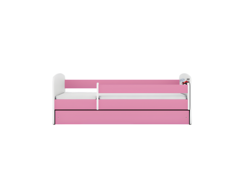 Lit Chezlova formule rose avec tiroir sans matelas 180/80 NYNH91476