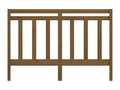 Tête de lit Marron miel 126x4x100 cm Bois massif de pin BREM41179
