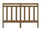 Tête de lit Marron miel 126x4x100 cm Bois massif de pin BREM41179