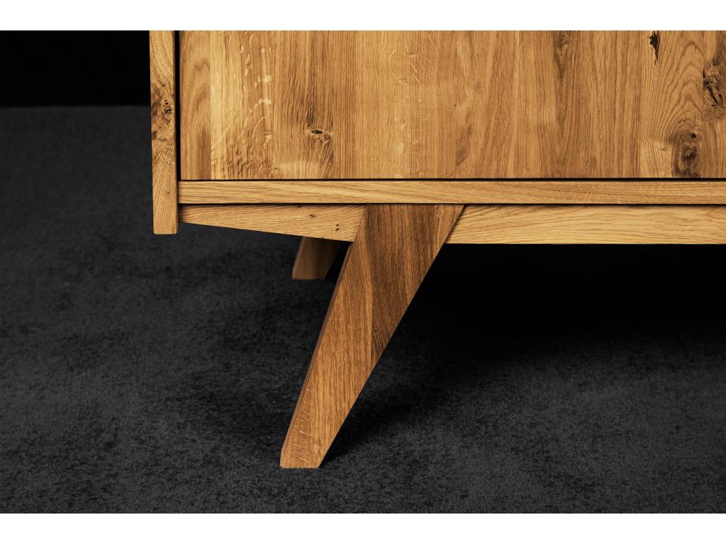 RETRO - Commode en bois massif de ch¨ºne sauvage huil¨¦ naturel PAGB48676