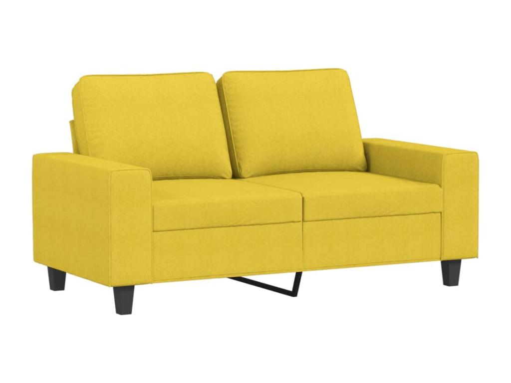 Ensemble de canapés 3 pièces jaune clair tissu YMCH21815