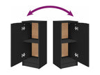 Buffets 2 pièces noir 30x30x70 cm bois d'ingénierie XGMJ90866