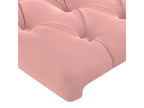T¨ºtes de lit 2 pièces Rose 80x7x78/88 cm Velours ENOU70758