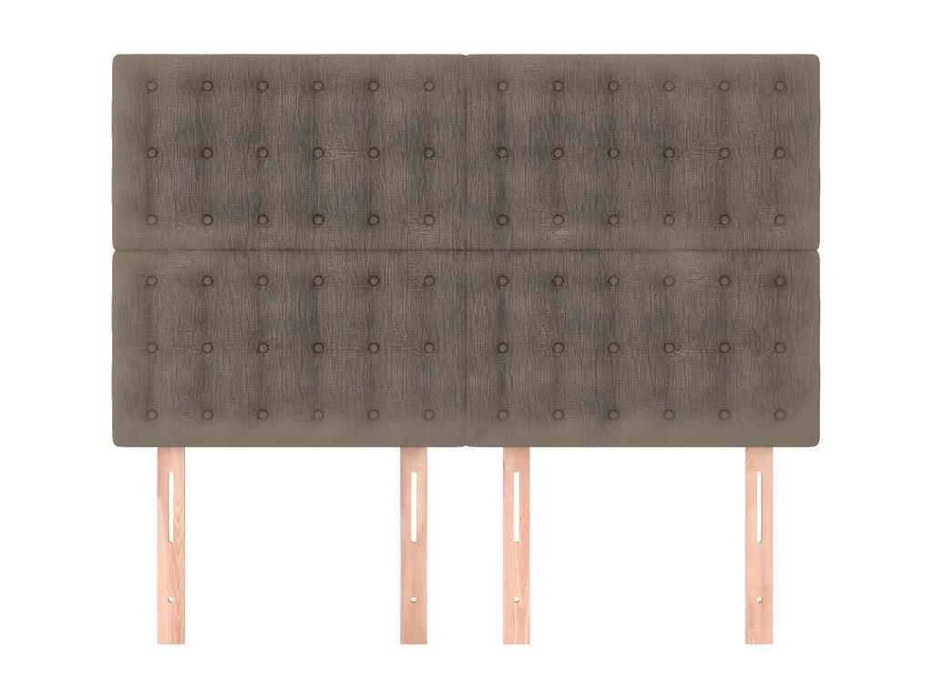 T¨ºtes de lit 4 pièces Chezlova 72x5x78/88 cm Tissu PNFC74022