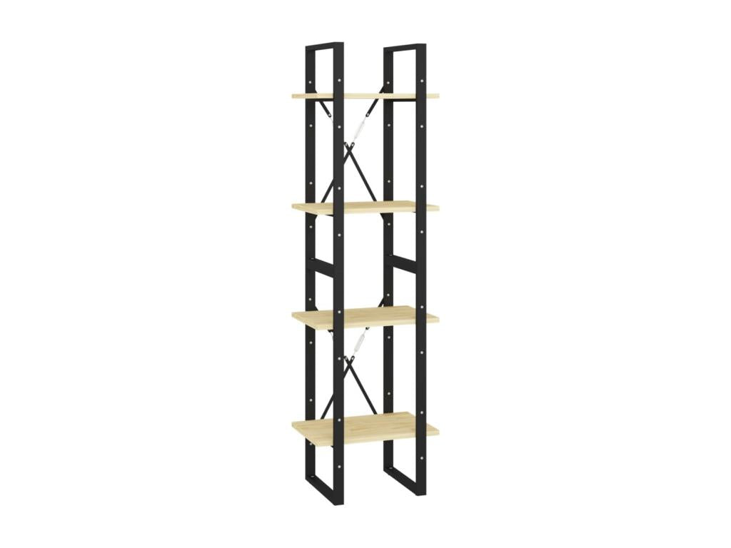 Biblioth¨¨que¨¤ 4 niveaux 40x30x140 cm Bois de pin massif LCGB88873