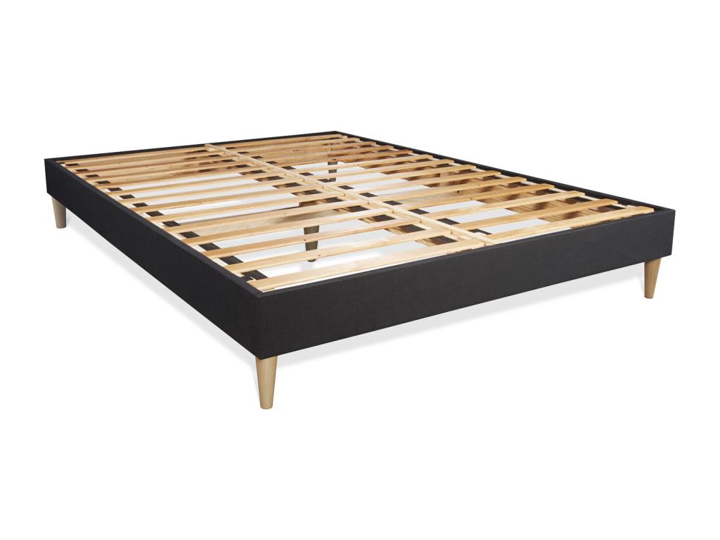 Ensemble 180x200 matelas Artigeo sommier Artigeo noir AJFA23496