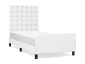 Cadre de lit sans matelas blanc 90x190 cm similicuir MWNS43517