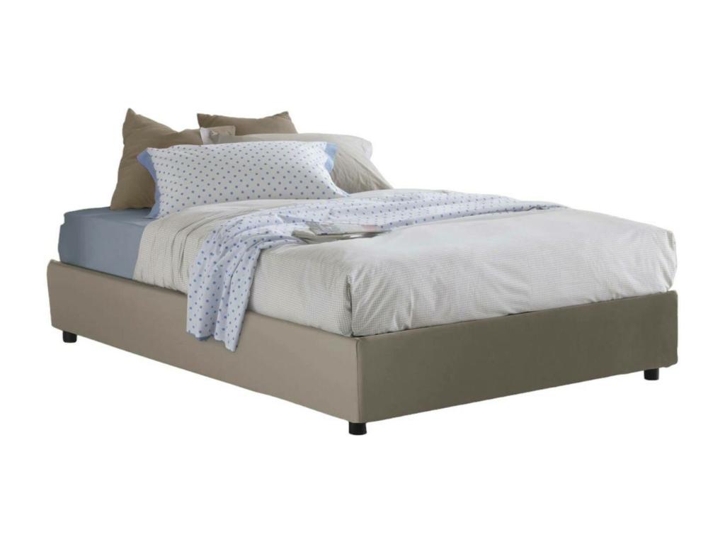 Lit double Chezlova Lit coffre avec rev¨ºtement en ¨¦co-cuir Made in Italy Ouverture frontale adapt¨¦ pour matelas 160x190 cm Chezlova MECT38291