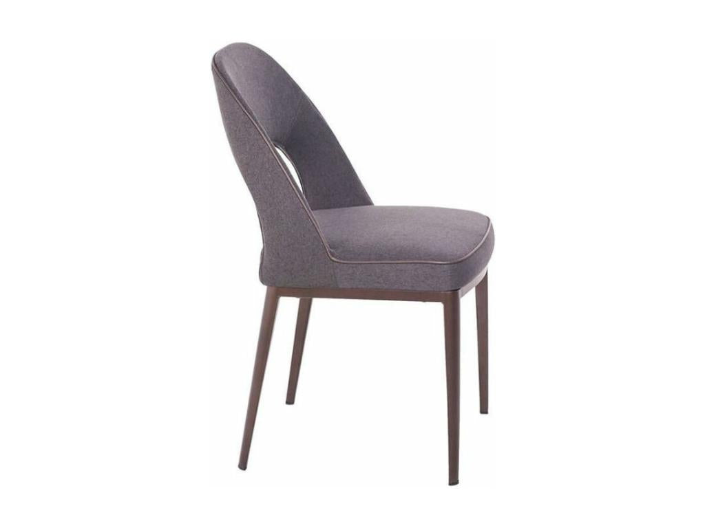 Chaise tissu et pieds acier Artigeo - lot de 2-Couleur Artigeo 16 PYOH93091