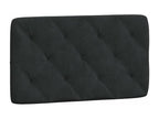 Lit avec matelas noir 90x200 cm velours RVBZ12491