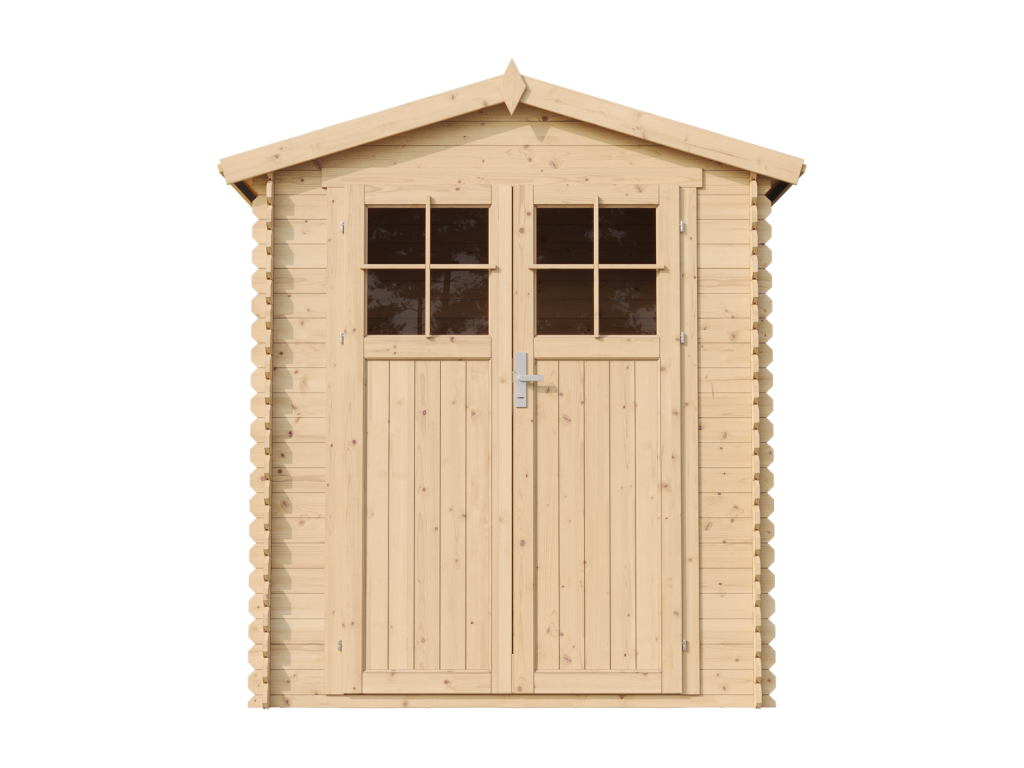 Abri de jardin en bois AVEC SOL TRAIT¨¦ - I186xL196xH218 cm/ 2.82 m2 - Decohaute M320F M320G BFZU58315