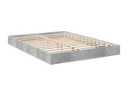 Cadre de lit gris b¨¦ton 120x190 bois d'ing¨¦nierie VCWC24593