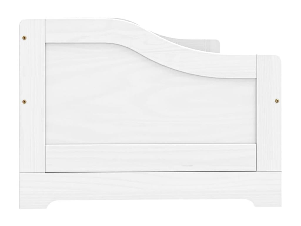 Lit de jour avec 3 tiroirs IRUN blanc 90x200 cm bois pin massif DCNW99813