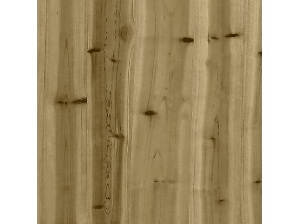 Canap¨¦ central avec coussins bois de pin impr¨¦gn¨¦ ZKXK14734