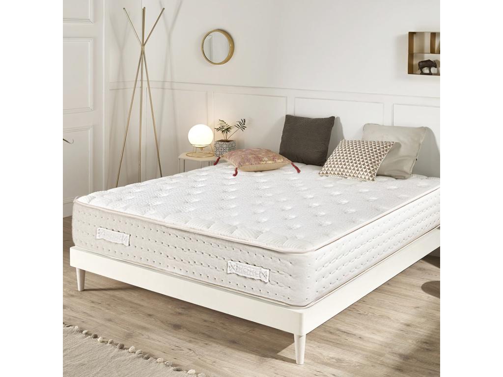 Matelas réversible Artigeo 160x200 cm en mousse haute densité ind¨¦pendance du couchage ferme face ¨¦t¨¦/hiver ¨¦paisseur 26 cm CEMU82177