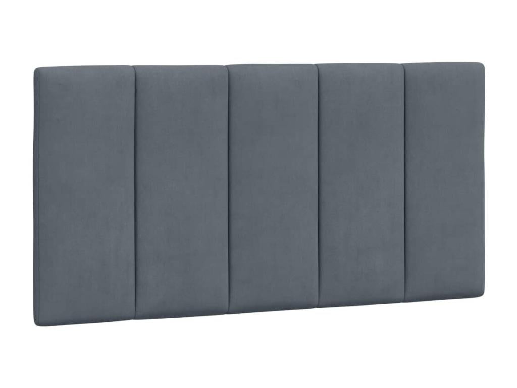 Cadre de lit sans matelas gris fonc¨¦ 100x200 cm velours DPBG59366