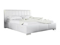 Lit Chezlova 109 Double Blanc 180x200 Faux cuir Sommier ¨¤ Chezlova 200x227x103cm HSKG15110