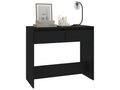 Table console Noir 89x41x76.5 Acier IQKU86201