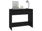 Table console Noir 89x41x76.5 Acier IQKU86201
