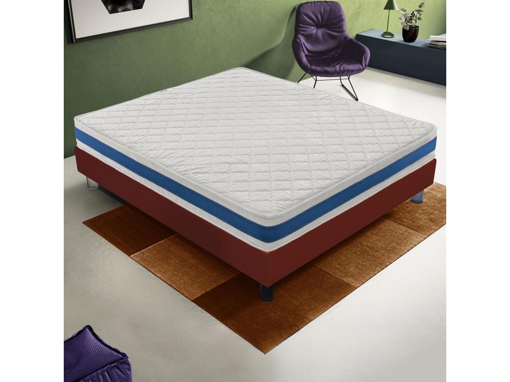 Matelas en mousse - réversible - 11 zones de confort ¨C niveau de rigidité¨¦ H3 90x200 cm RAVW32283