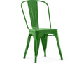 Chaise de salle à manger - Design industriel - Acier - Nouvelle édition - Chezlova Vert RLZI37049