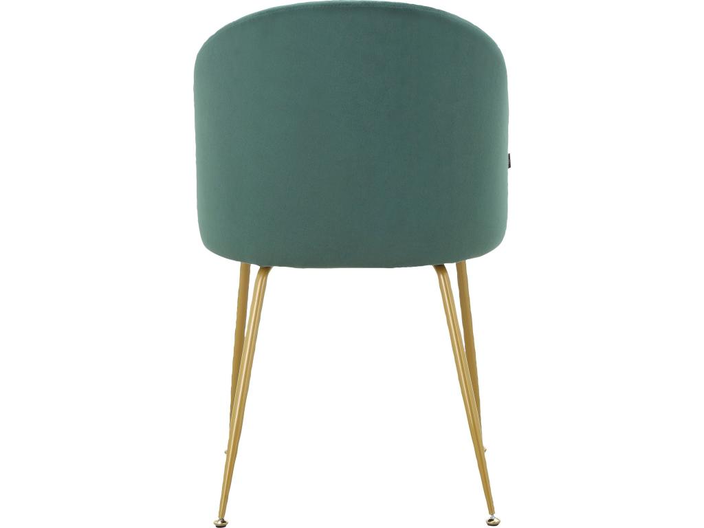 Chaise de salle ¨¤ mangeoire Chezlova 2pk vert fonc¨¦ DNWA45356