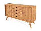 RETRO - Commode en bois massif de ch¨ºne sauvage huil¨¦ naturel PAGB48676