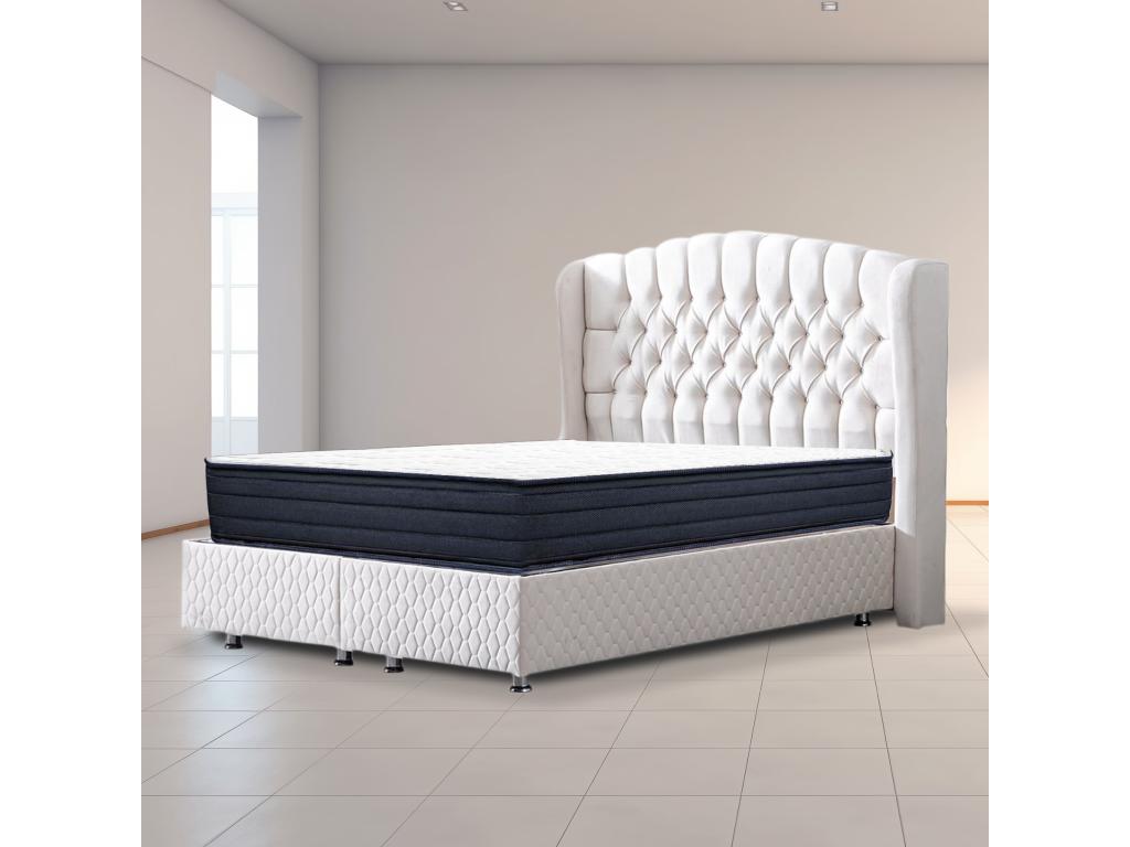 Matelas réversible Chezlova 140x200 cm en mousse haute densité ind¨¦pendance du couchage face ¨¦t¨¦/hiver ¨¦paisseur 20 cm HOHF47913