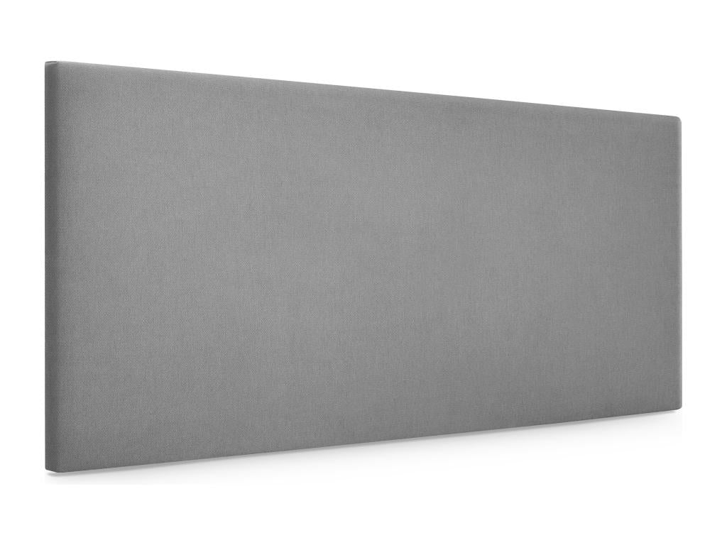 Chezlova Tête de lit en tissu Aqualine lisse 95x50cm Lits 90 - Gris QHHW43233