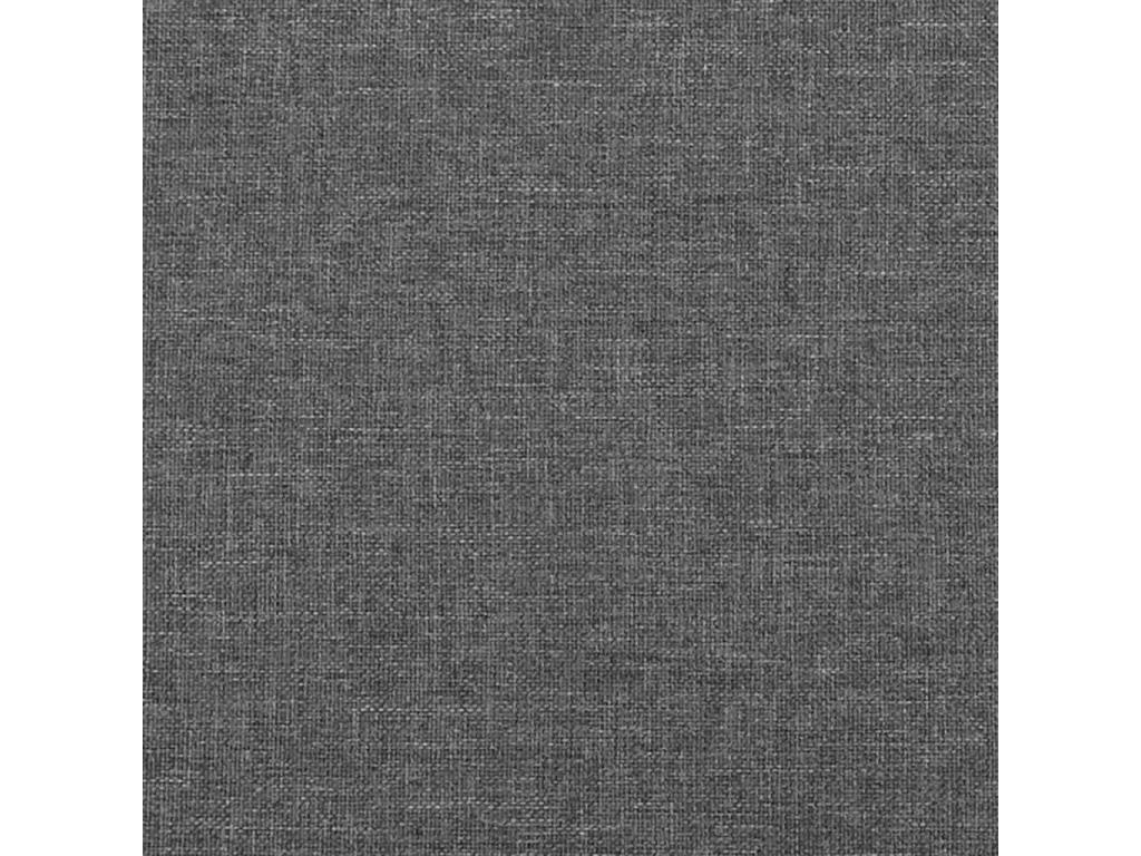 Tête de lit avec oreilles Gris fonc¨¦ 147x16x78/88 cm Tissu XGEG64789