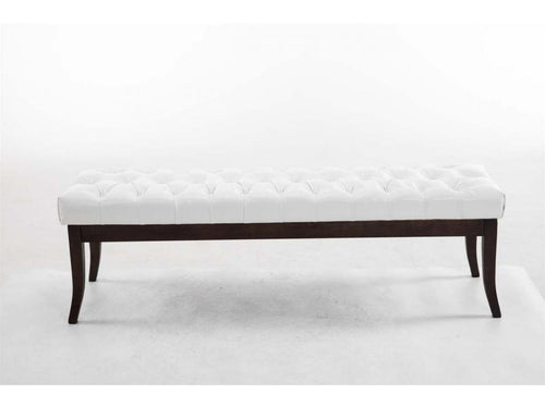 Banquette - Similicuir / Bois - Blanc - Chezlova CJZY04500