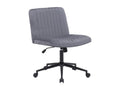 Chaise de bureau - Velours - Gris fonc¨¦ - Artigeo SDJW44796