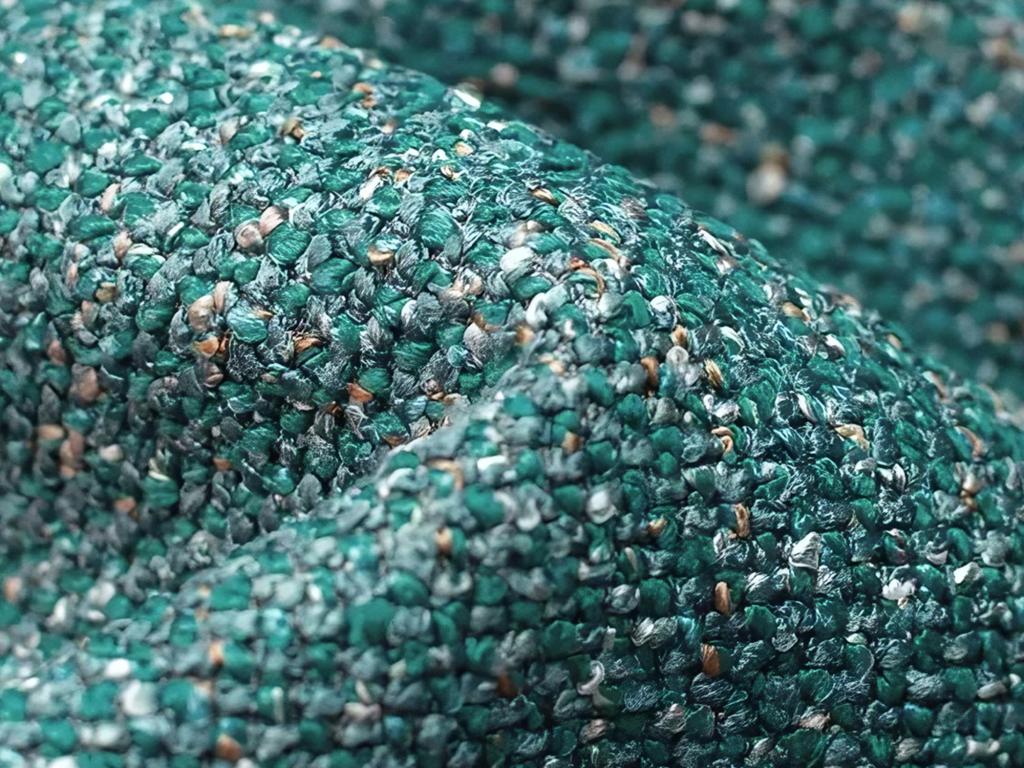 Canap¨¦ modulable 2 places en tissu textur¨¦ - marin - Chezlova YNYI36203