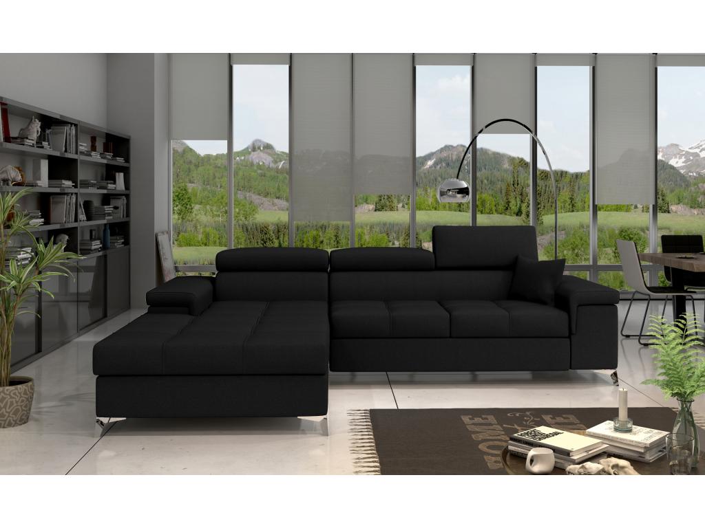 Canap¨¦ Chezlova L/Tissu-Noir IMHW34160