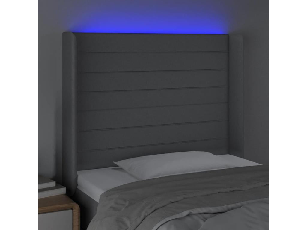 T-shirt LED Gris clair 83x16x118/128 cm Tissu ACVD96237