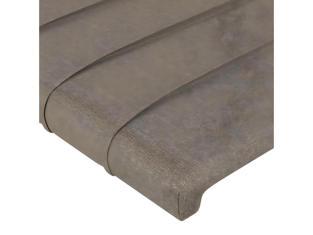 Tête de lit ¨¤ LED Chezlova 200x5x78/88 cm Tissu ZHDU92103