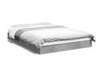 Cadre de lit gris b¨¦ton 120x190 bois d'ing¨¦nierie VCWC24593