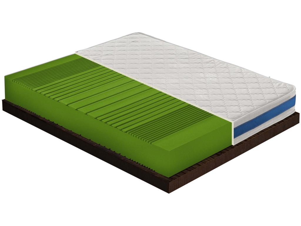 Matelas en mousse - réversible - 11 zones de confort ¨C niveau de rigidité¨¦ H3 90x200 cm RAVW32283