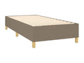 Lit ¨¤ sommier tapissier avec matelas Artigeo 100x200 cm Tissu WEOM69314