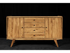 RETRO - Commode en bois massif de ch¨ºne sauvage huil¨¦ naturel PAGB48676