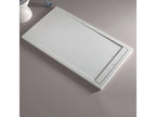 Receveur de douche Blanc finition Ardoise Artigeo SMART grille de couleur - 100x90 cm KUMD10285