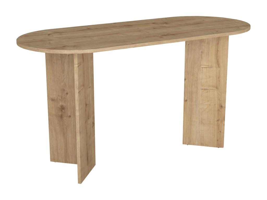 Bureau console - Couleuris Naturel clair - Chezlova ARTB66983