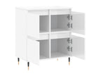 Buffet Blanc Brillant 60x35x70 cm Bois d'ingénierie AXNH73261