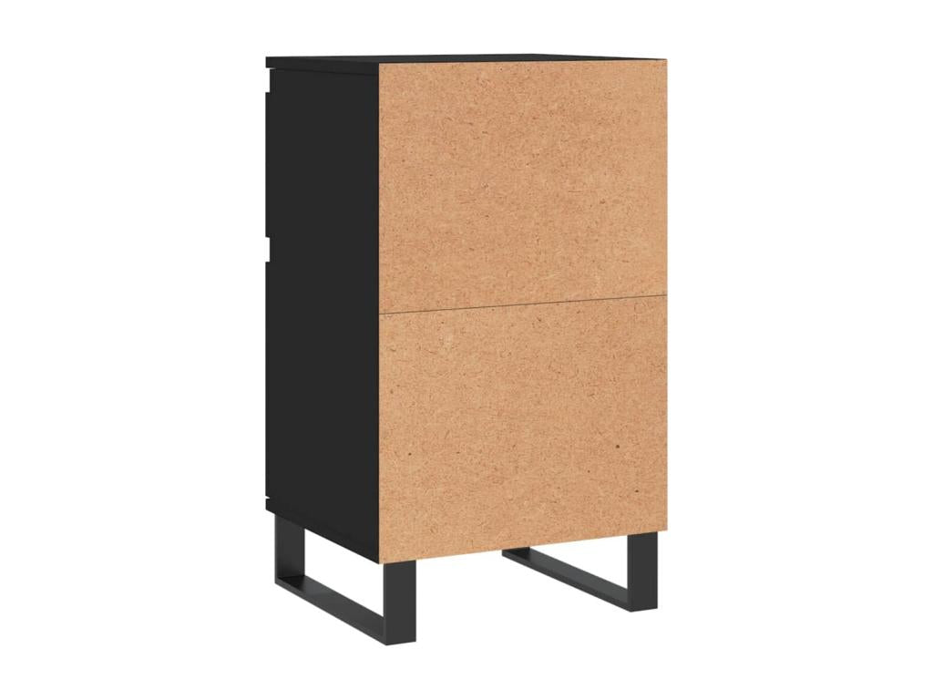 Buffets 2 pièces noir 40x35x70 cm bois d'ingénierie ZCNW03068