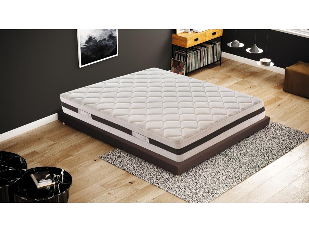 Matelas 900 Ressorts ensach¨¦s et mousse m¨¦moire 9 Zones de confort Hauteur 22 cm 120x200 cm ZWUR26544
