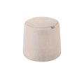 Pouf Rond Design Munica 43cm Beige GKHE40827
