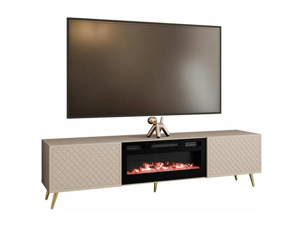 Meuble TV Chezlova K111 Beige 197x52x42cm MBJV08333