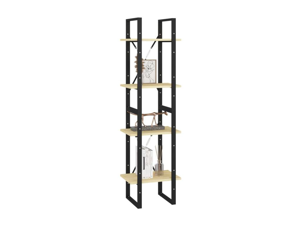 Biblioth¨¨que¨¤ 4 niveaux 40x30x140 cm Bois de pin massif LCGB88873