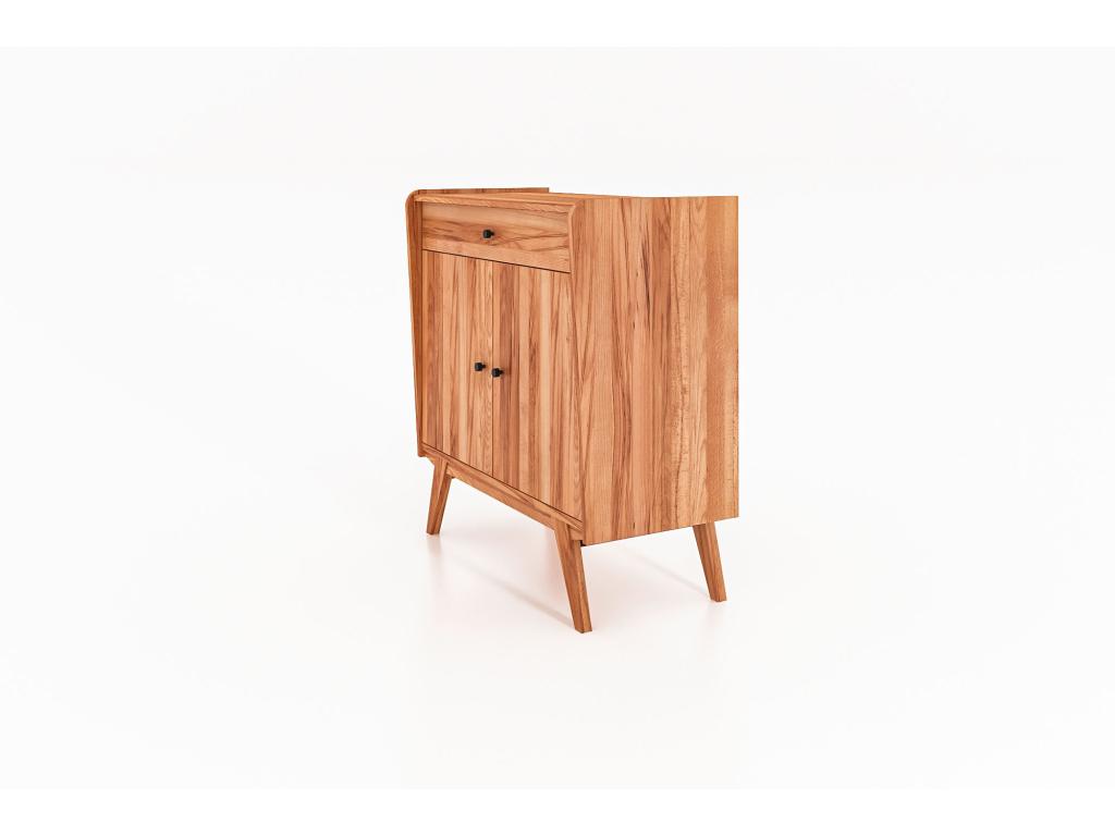 RETRO - Commode en bois massif de cœur de h¨ºtre finition ¨¤ l'huile naturelle MMVY99042
