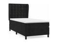 Sommier ¨¤ Artigeo de lit avec matelas Noir 90x200 Velours QCJD94045